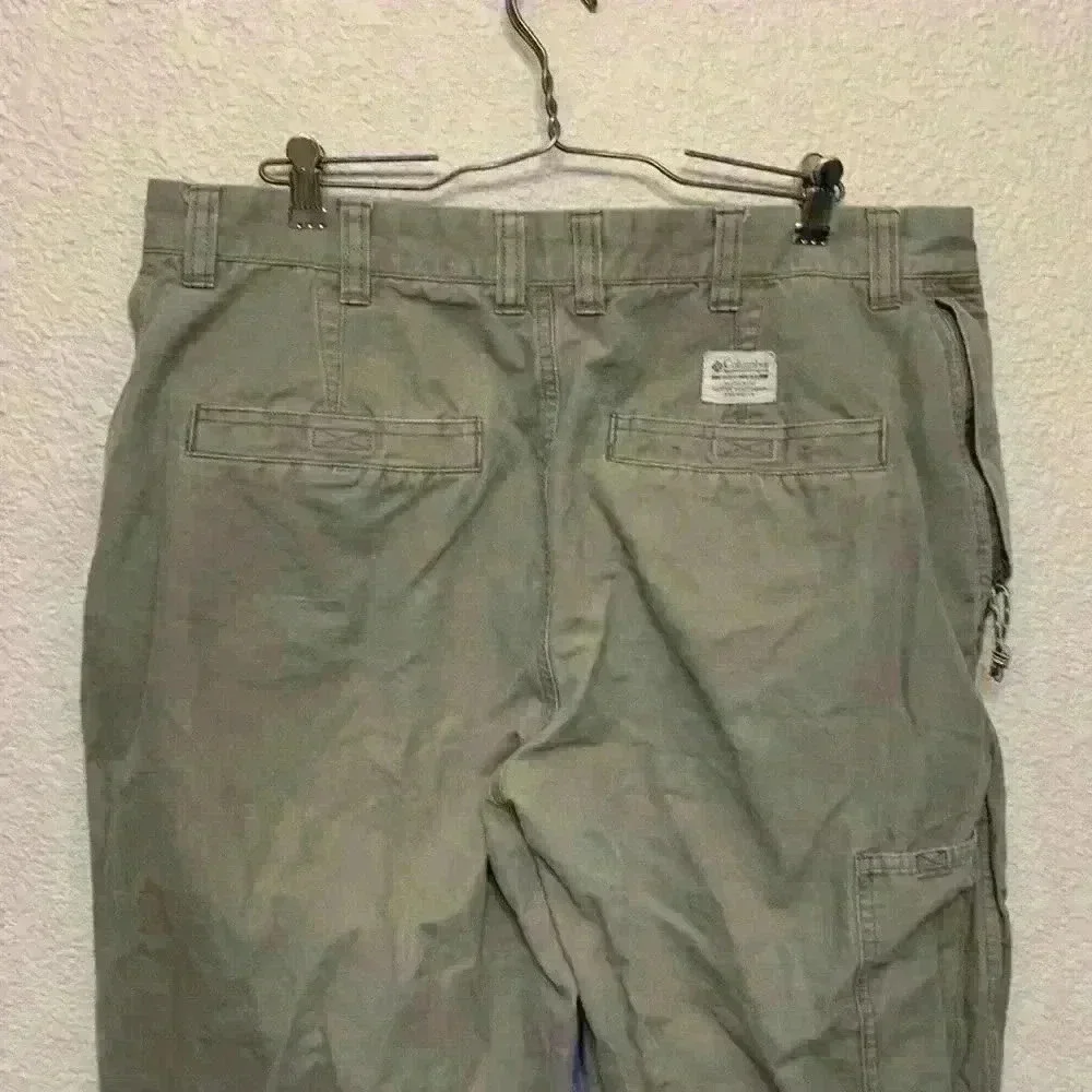 Columbia Men’s pant 34 x 32 outdoor work pant blue collar pockets casual *flaw - Picture 7 of 10